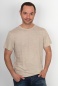 Preview: Foto von Modell mit Hanftextil Hanf T-Shirt von Hanfmitte